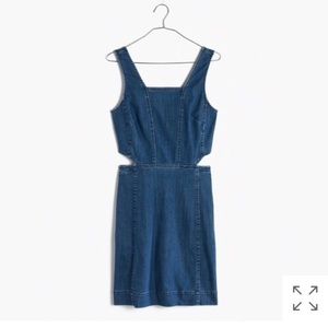 Madewell Denim Cut Out Dress